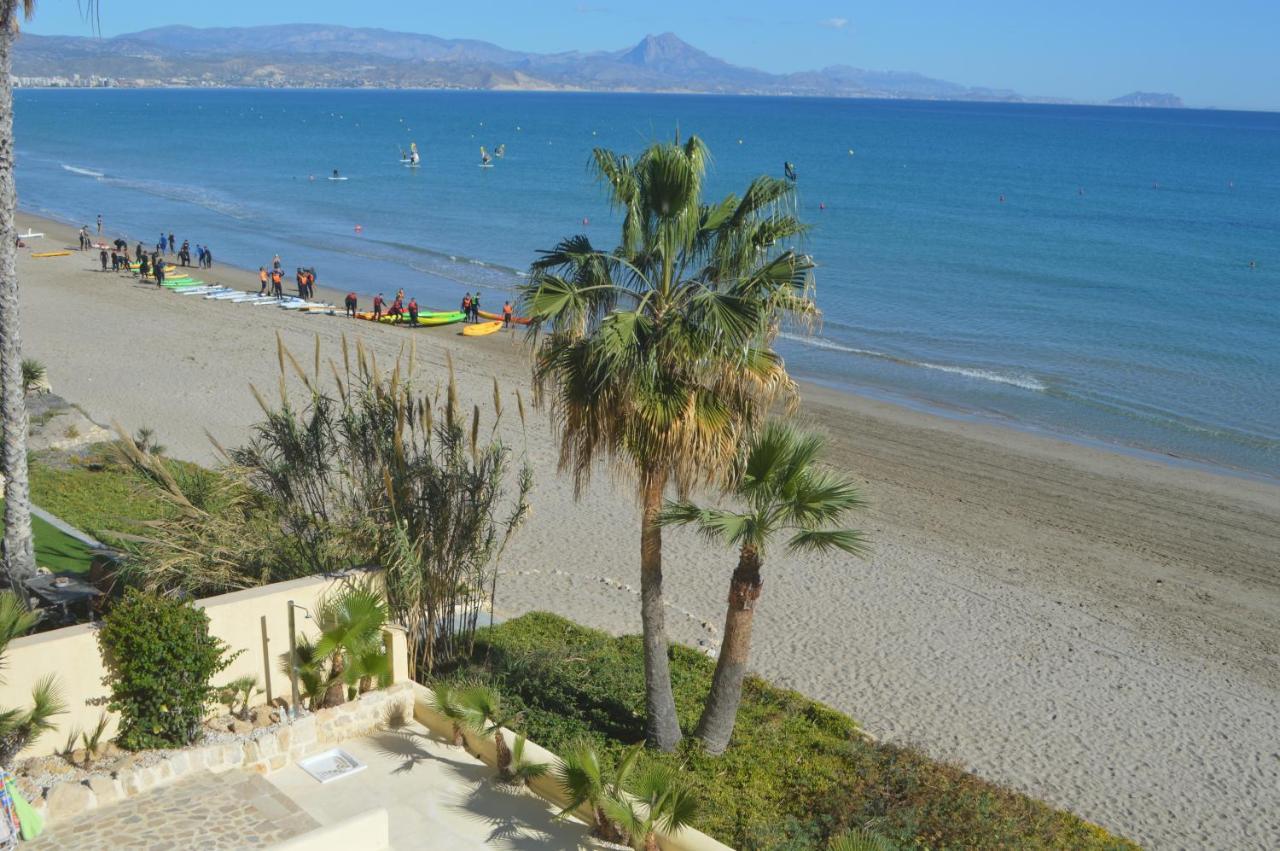 Excepcional Apartamento Amanecer Al Borde De Playa Y Mar, En Chalet Roquetes Alicante Bagian luar foto